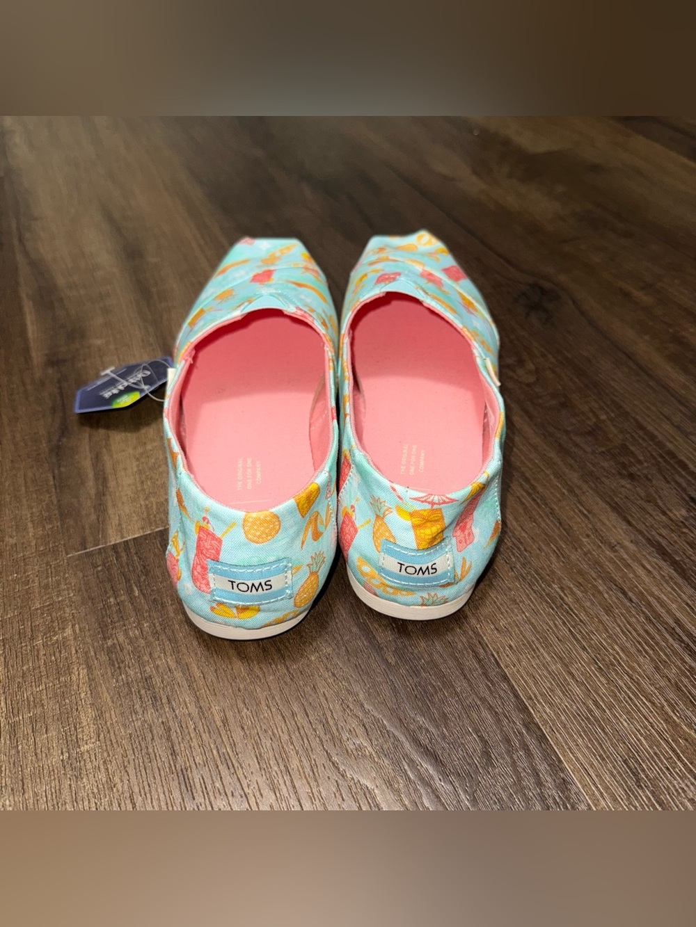 TOMS RESERVED Womens Alpargata Tropical Graphic Slip On Flats Casual Shoes - Picture 7 of 8